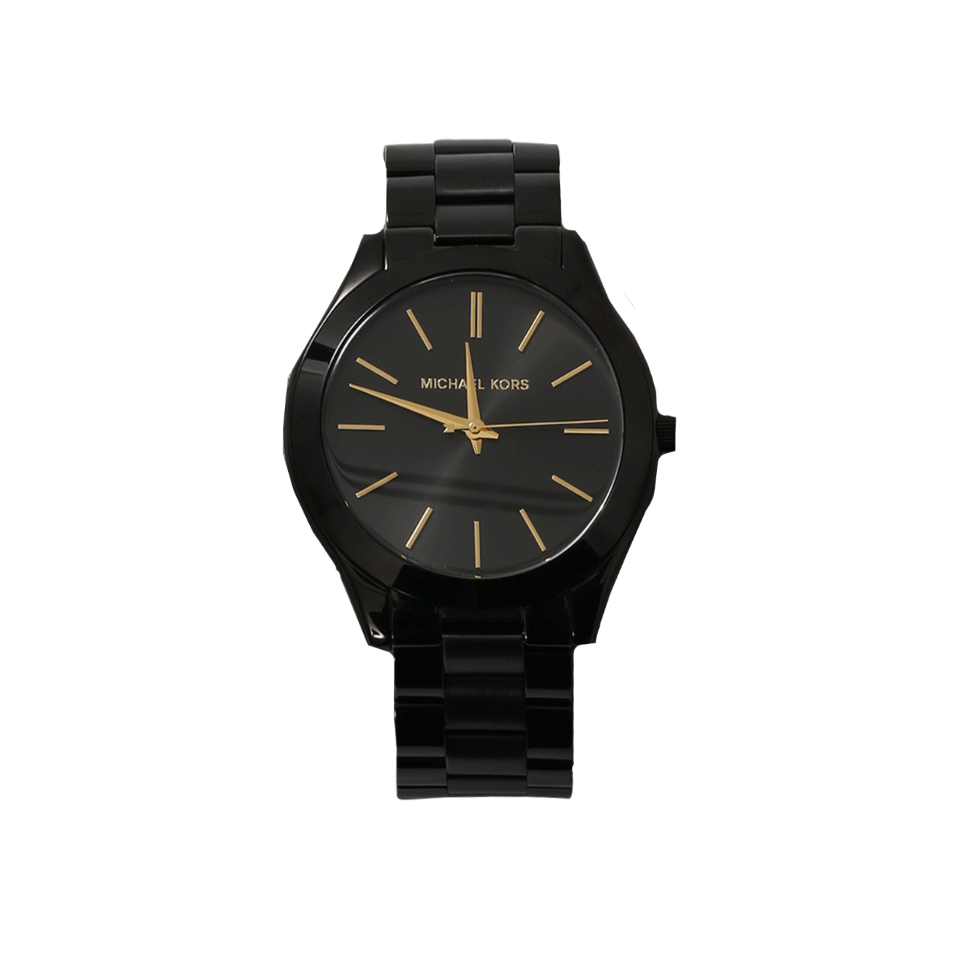 MICHAEL KORS WATCH-Slim Runway Watch-BLACK