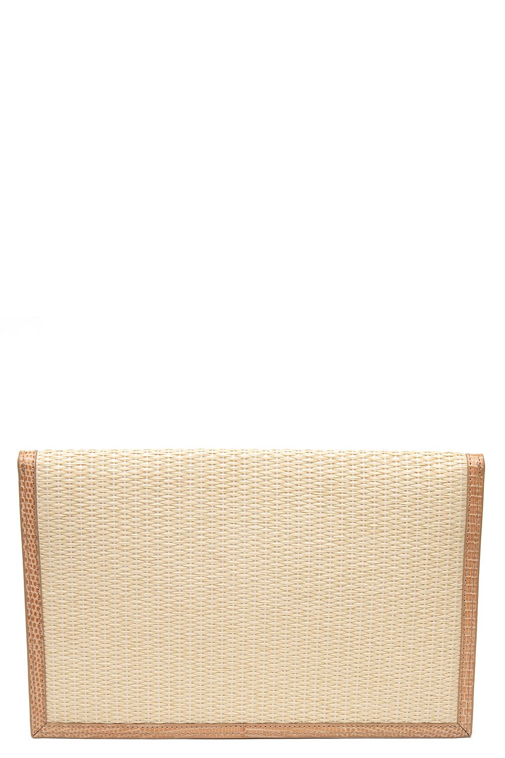 MICHELLE WILHITE-Brick Clutch - Natural-NAT/CAML