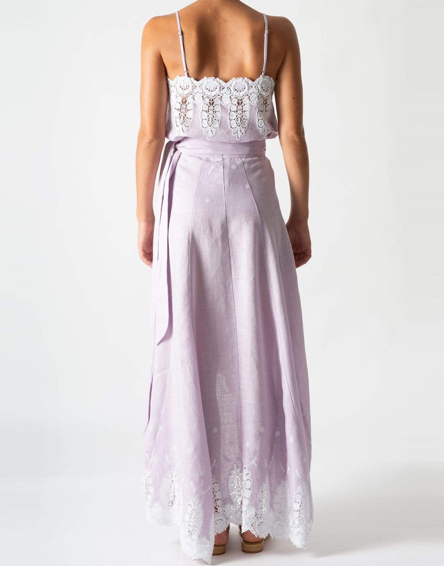 MIGUELINA-Morgan Lace Embroidered Cami-