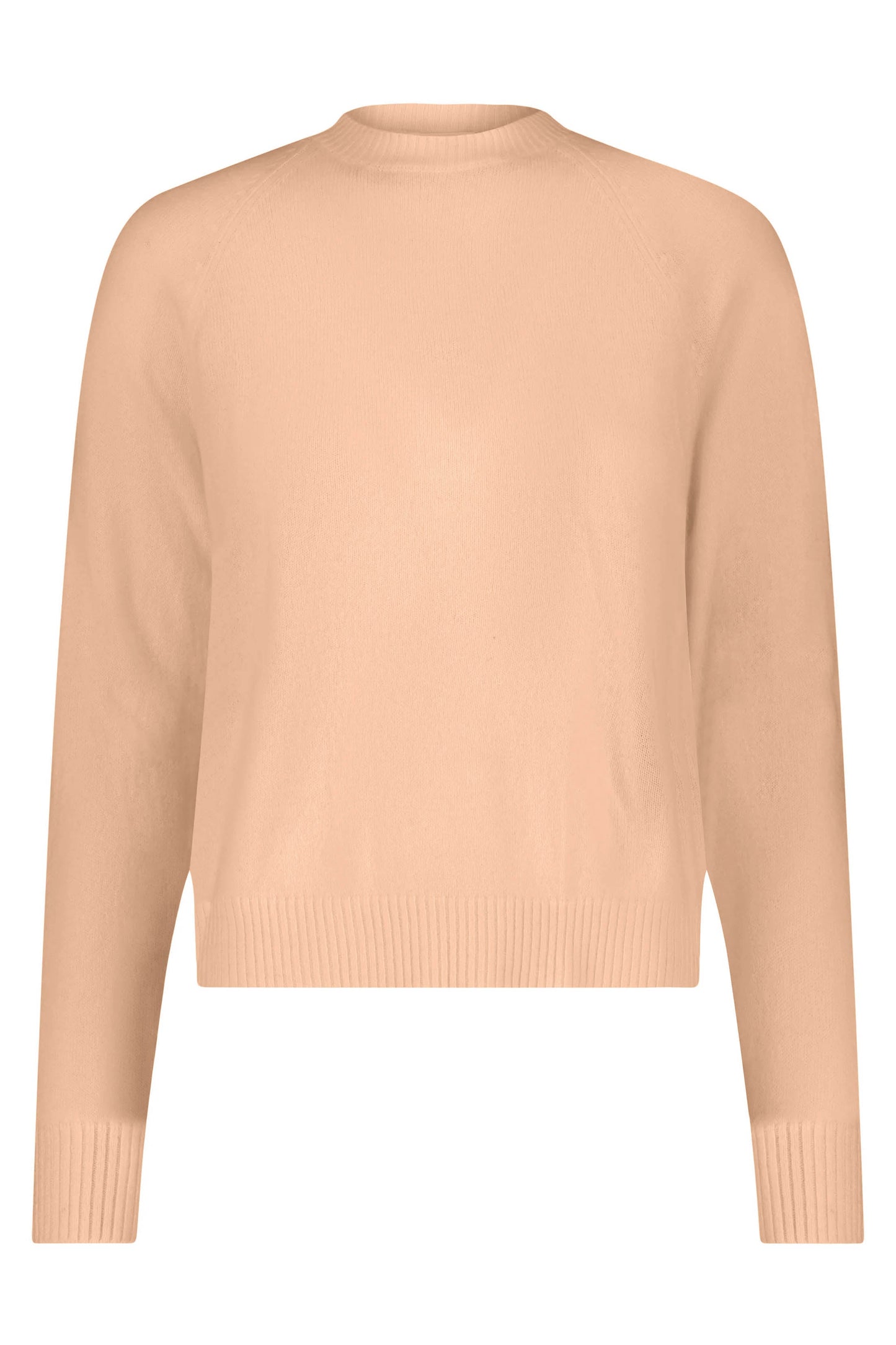 Shrunken Crewneck - Camel-CAMEL-XS-CLOTHINGTOPKNITS-MINNIE ROSE