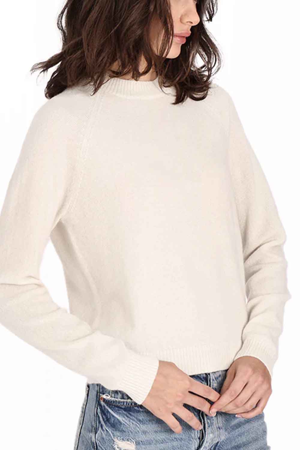 Shrunken Crewneck - White-WHITE-XS-CLOTHINGTOPKNITS-MINNIE ROSE