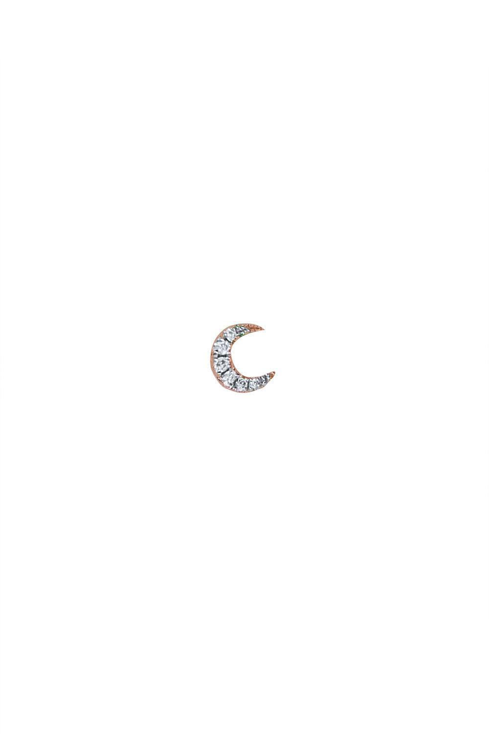 Ayla Diamond Moon End-ROSE GOLD-JEWELRYFINE JEWELPIERCING-MODERN MOOD