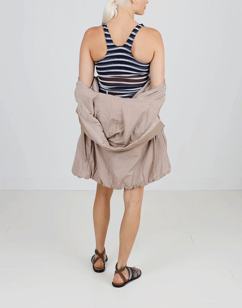 MONCLER-Topaze Drawstring Rain Coat-