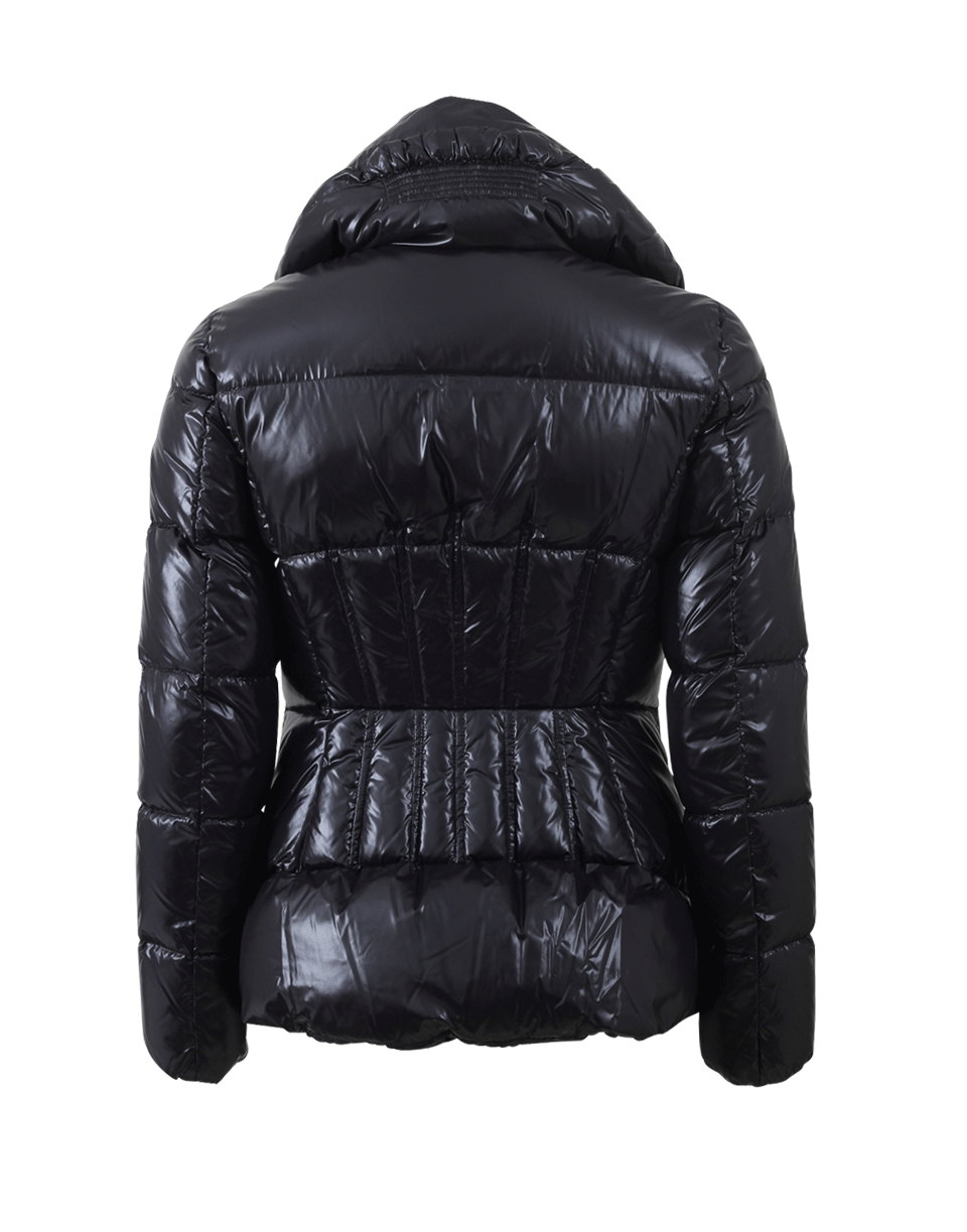 MONCLER-Lacquer Nylon Zip Jacket-