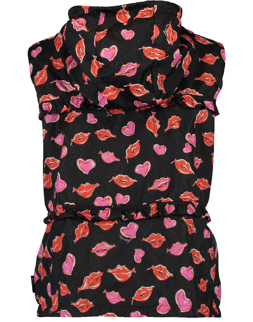 MONCLER-Varsovie Lip Print Vest-