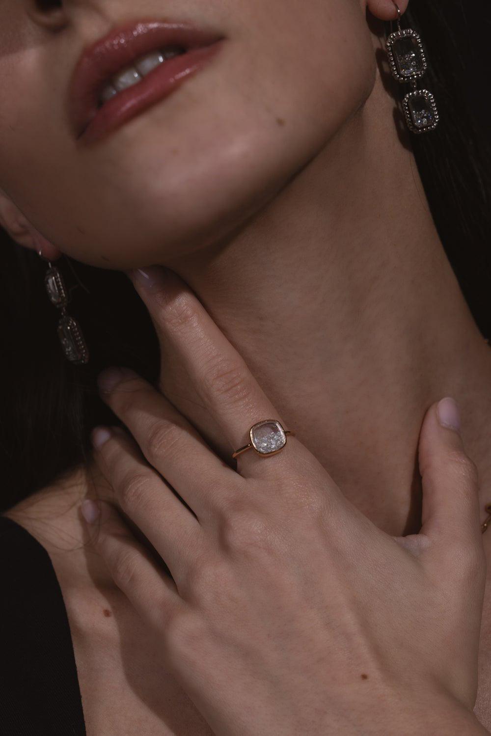 MORITZ GLIK-Core Diamond Shaker Ring-