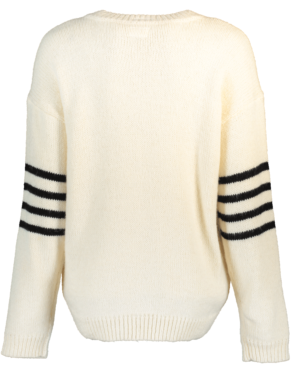 MOTHER-Earn Your Stripes Knit Pullover-