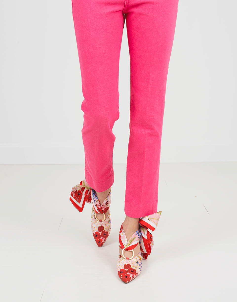 MOTHER OF PEARL-Amber Bow Shoe-