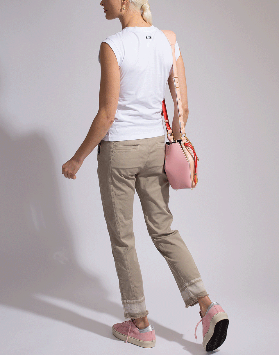 MSGM-Twist Front Tee-