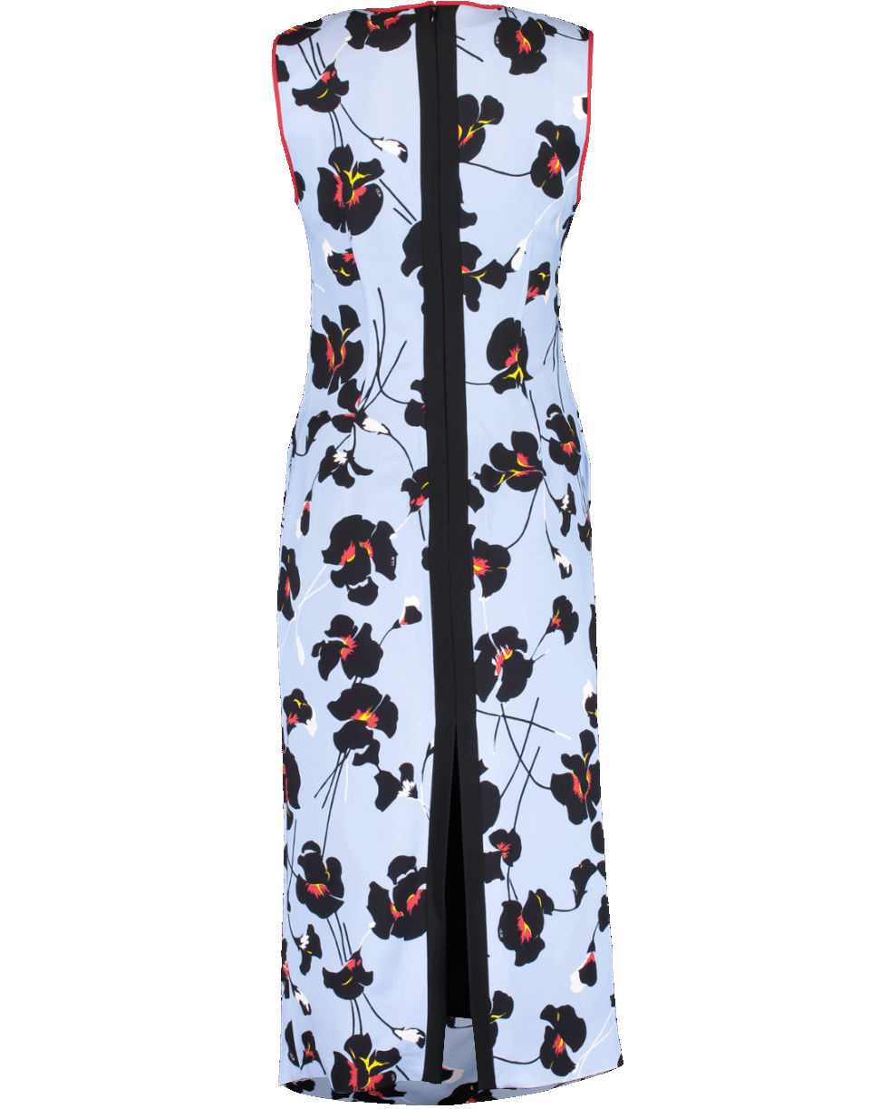 N0.21-Slim Printed Mid Dress-