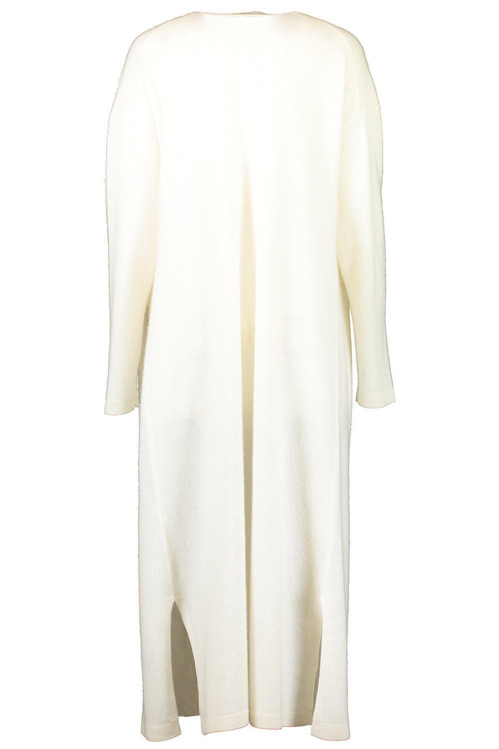 NAADAM-Collared Cardigan - White-