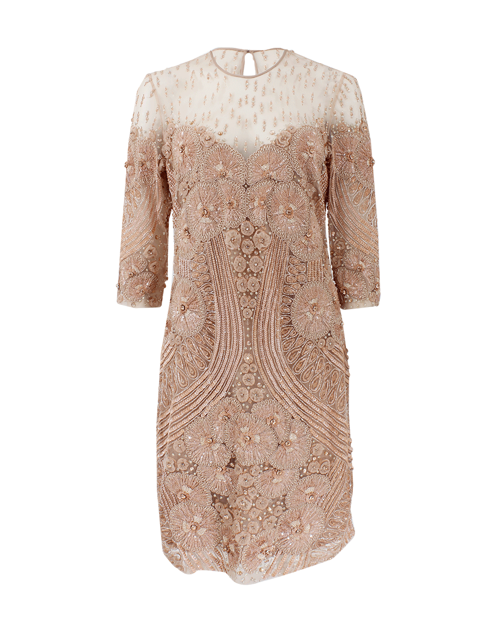 naeem khan beaded dress NAEEM KHAN Bead-embellished Tulle Gown - Women - Emerald Dresses