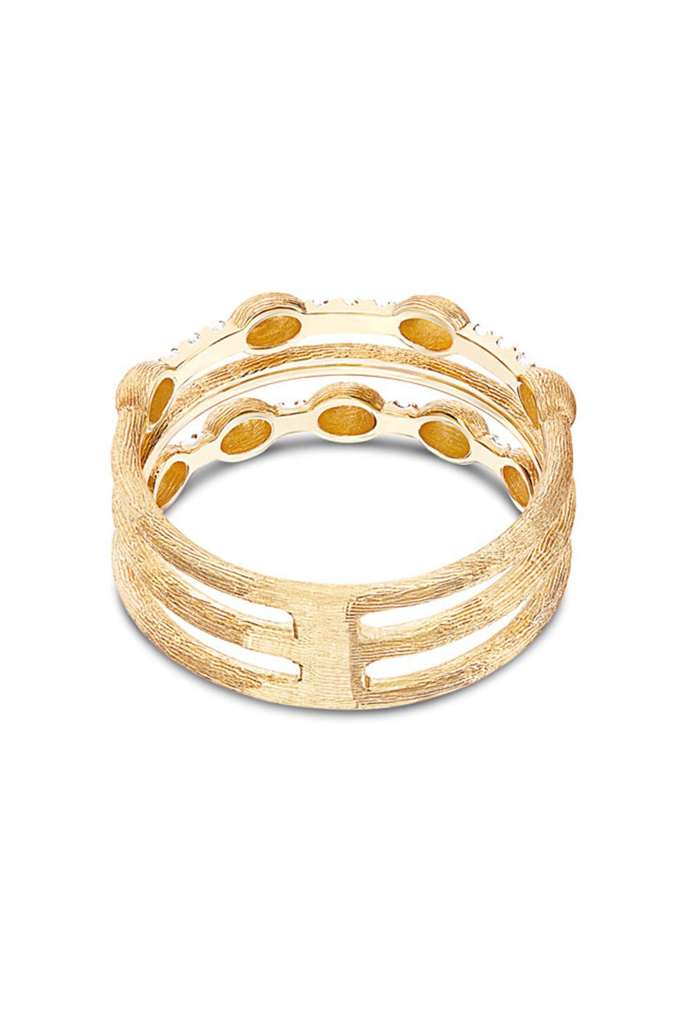 NANIS-Elite Triple Band Ring-YELLOW GOLD