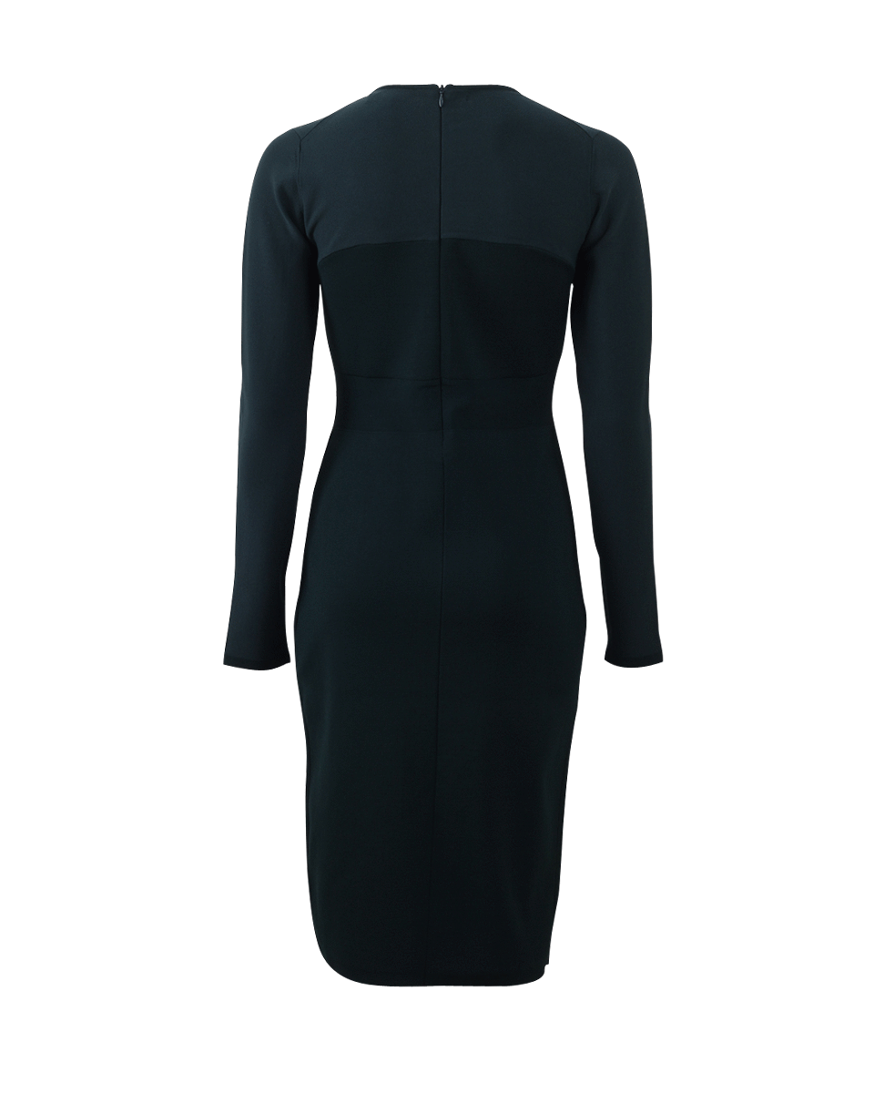 NARCISO RODRIGUEZ-Long-Sleeve Knit Dress-