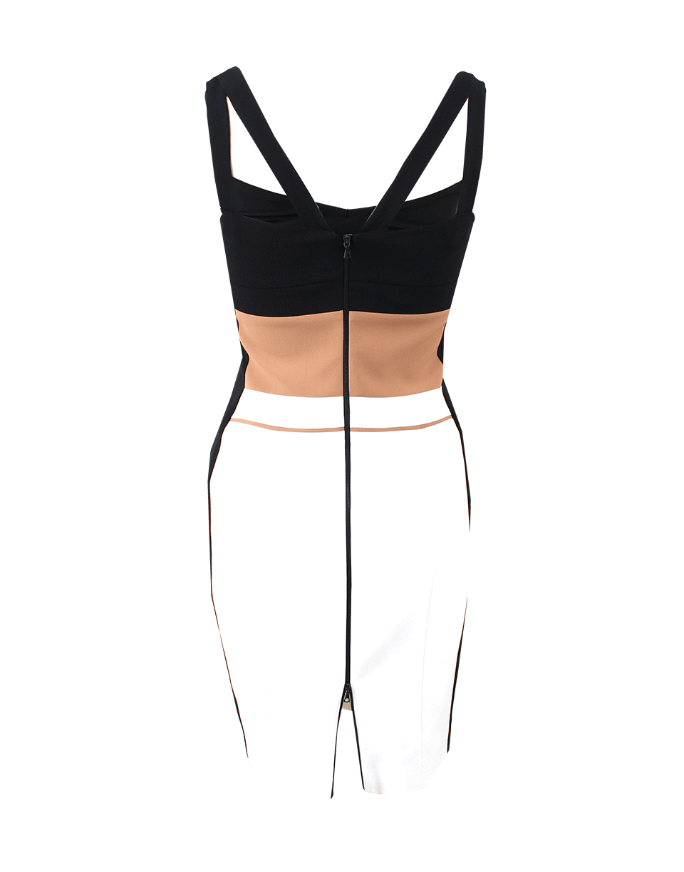 NARCISO RODRIGUEZ-Banded Scuba Dress-