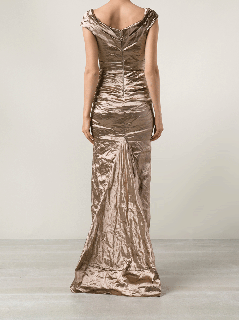 NICOLE MILLER-Wrap Top Gown-