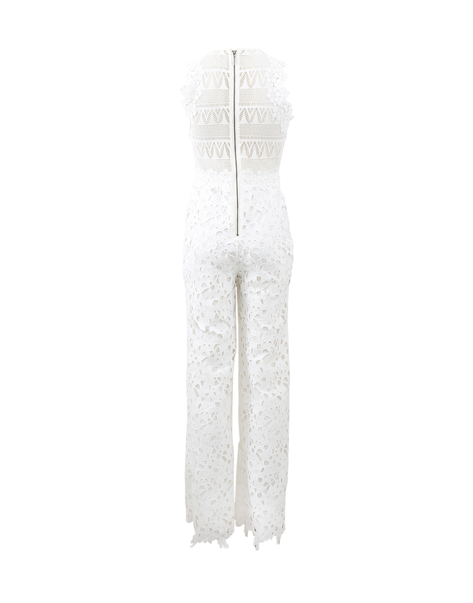 NICOLE MILLER-Lace Combo Jumpsuit-