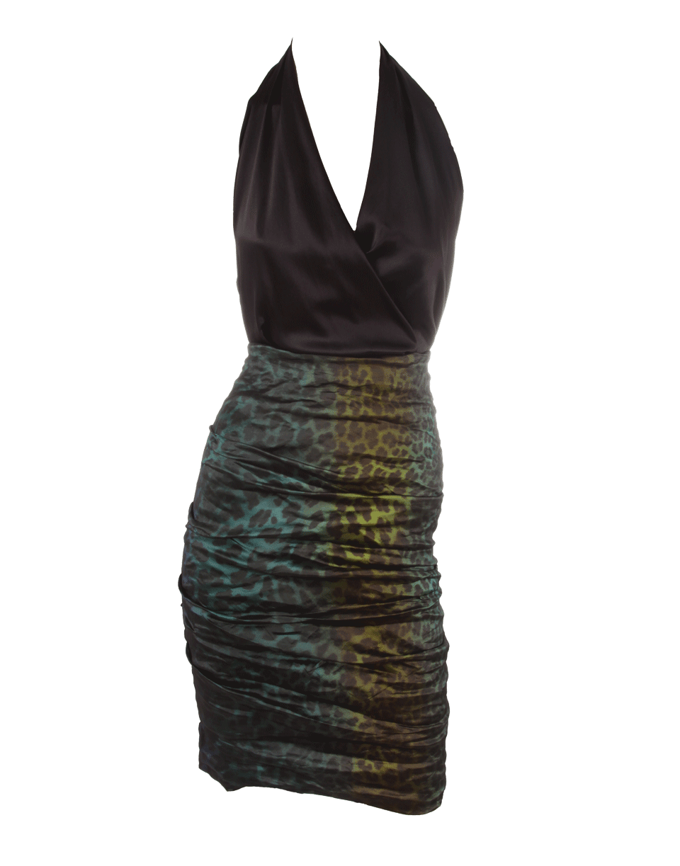 NICOLE MILLER-Charmeuse Halter Top-