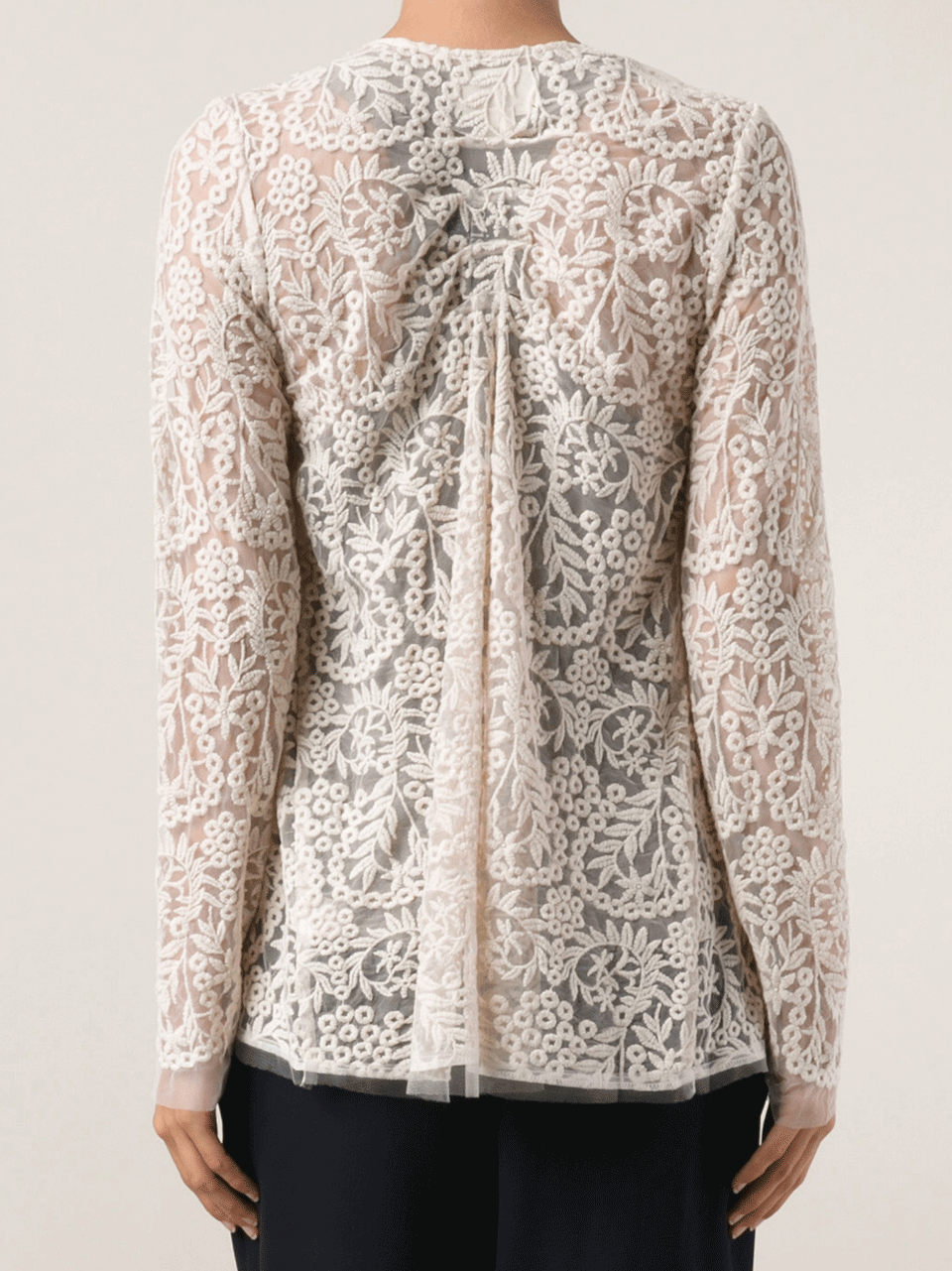 NICOLE MILLER-Lace Cardigan-