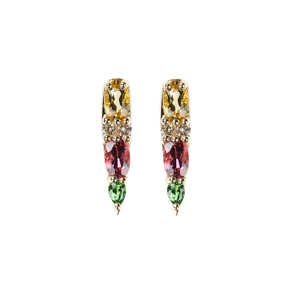 NIKOS KOULIS-Spectrum Studs-YELLOW GOLD