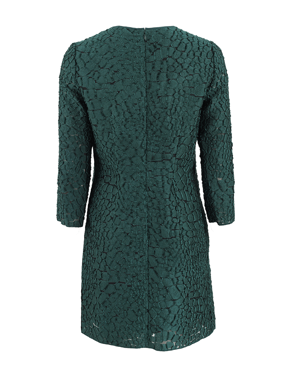 NINA RICCI-Back Zip Lace Dress-