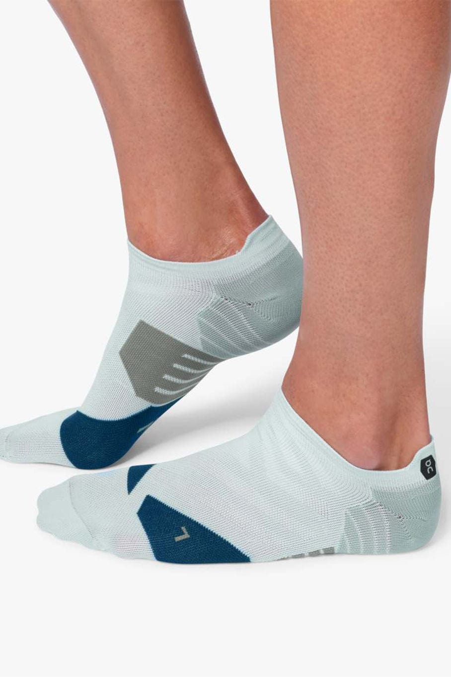 ON RUNNING-Men's Low Sock - Grey Denim-GRY/DENI