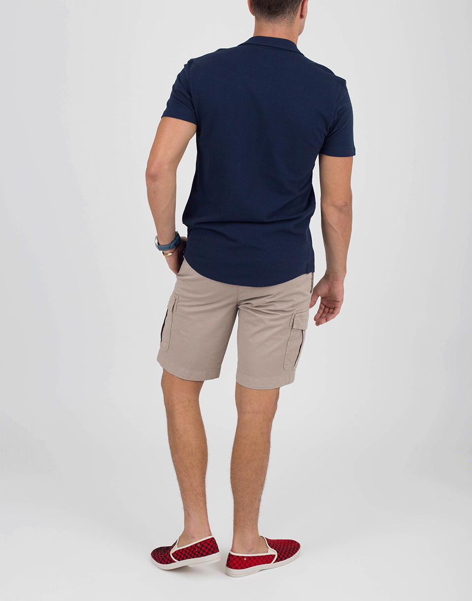 ORLEBAR BROWN-Massey Waffle Polo-