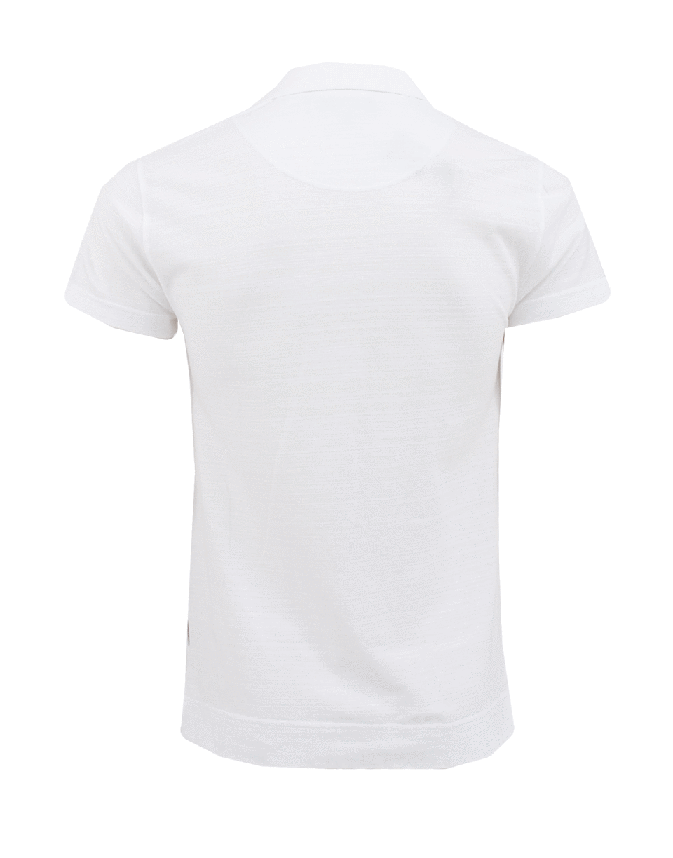 ORLEBAR BROWN-Felix Pique Polo-WHITE