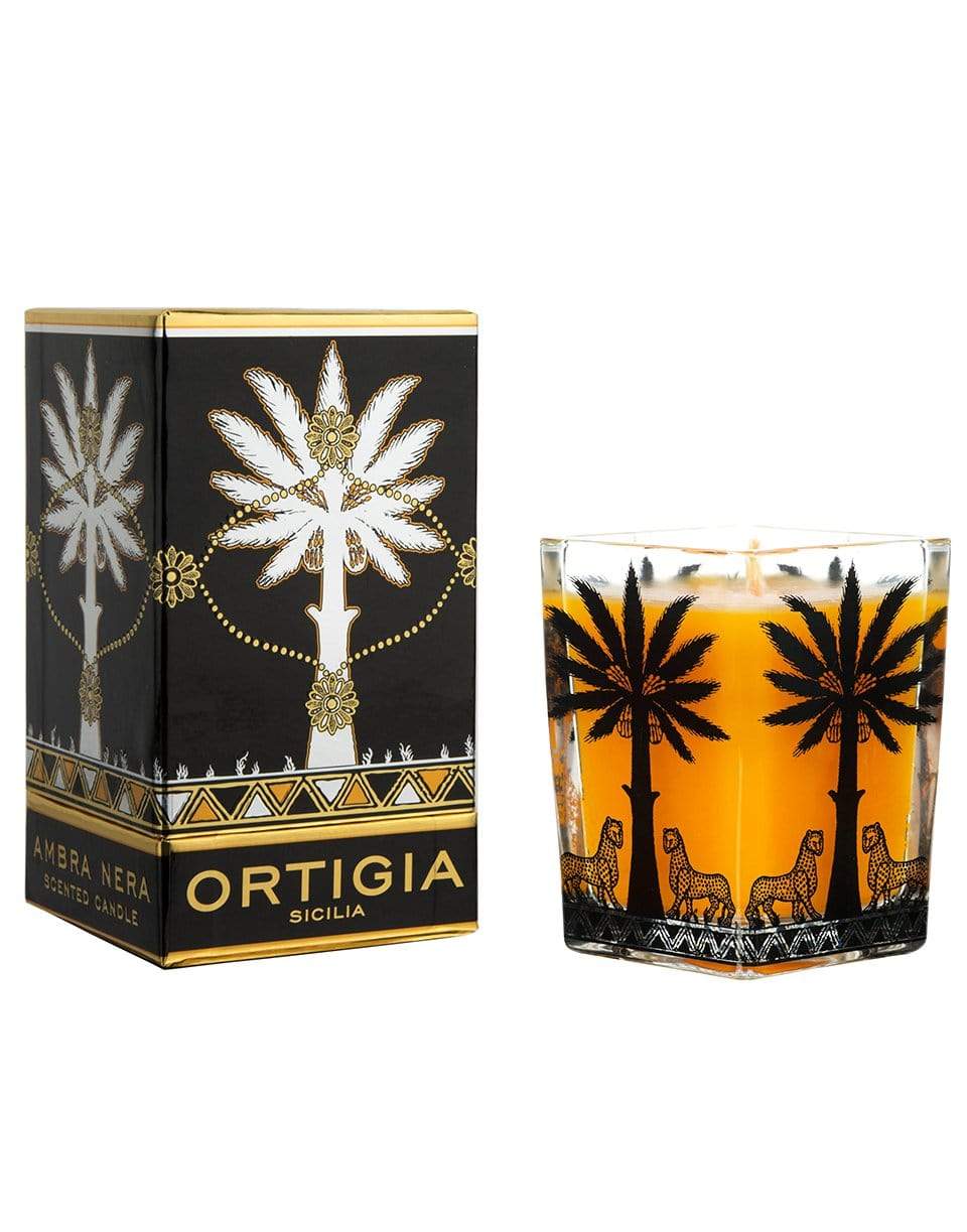 ORTIGIA-Ambra Large Square Candle-AMBRA