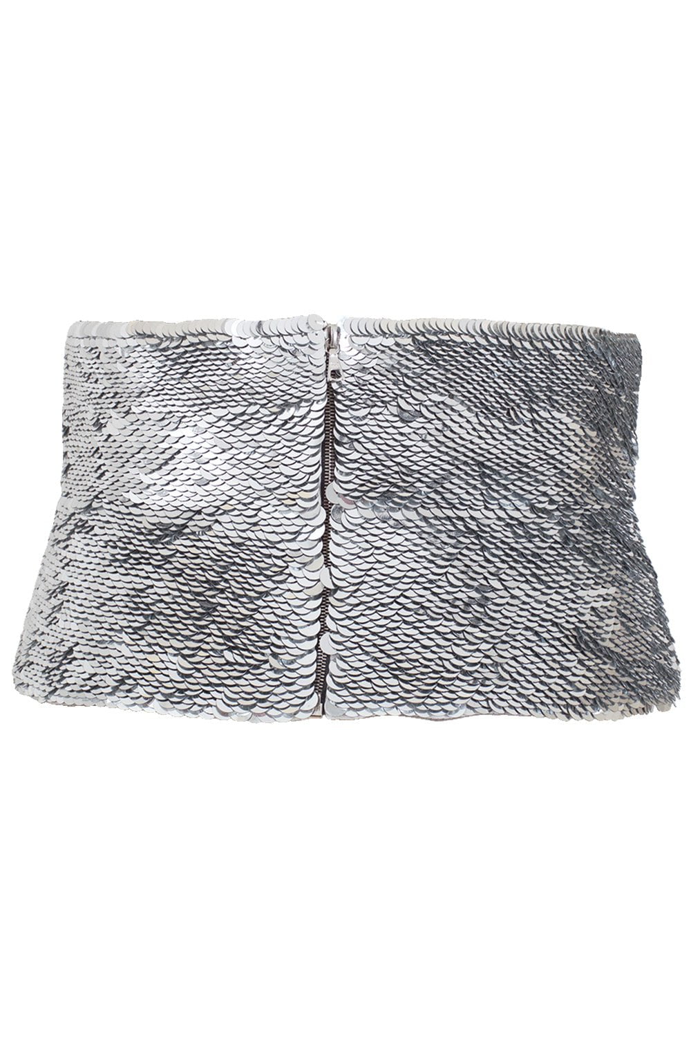 OSCAR DE LA RENTA-Fish Scale Sequin Belt-