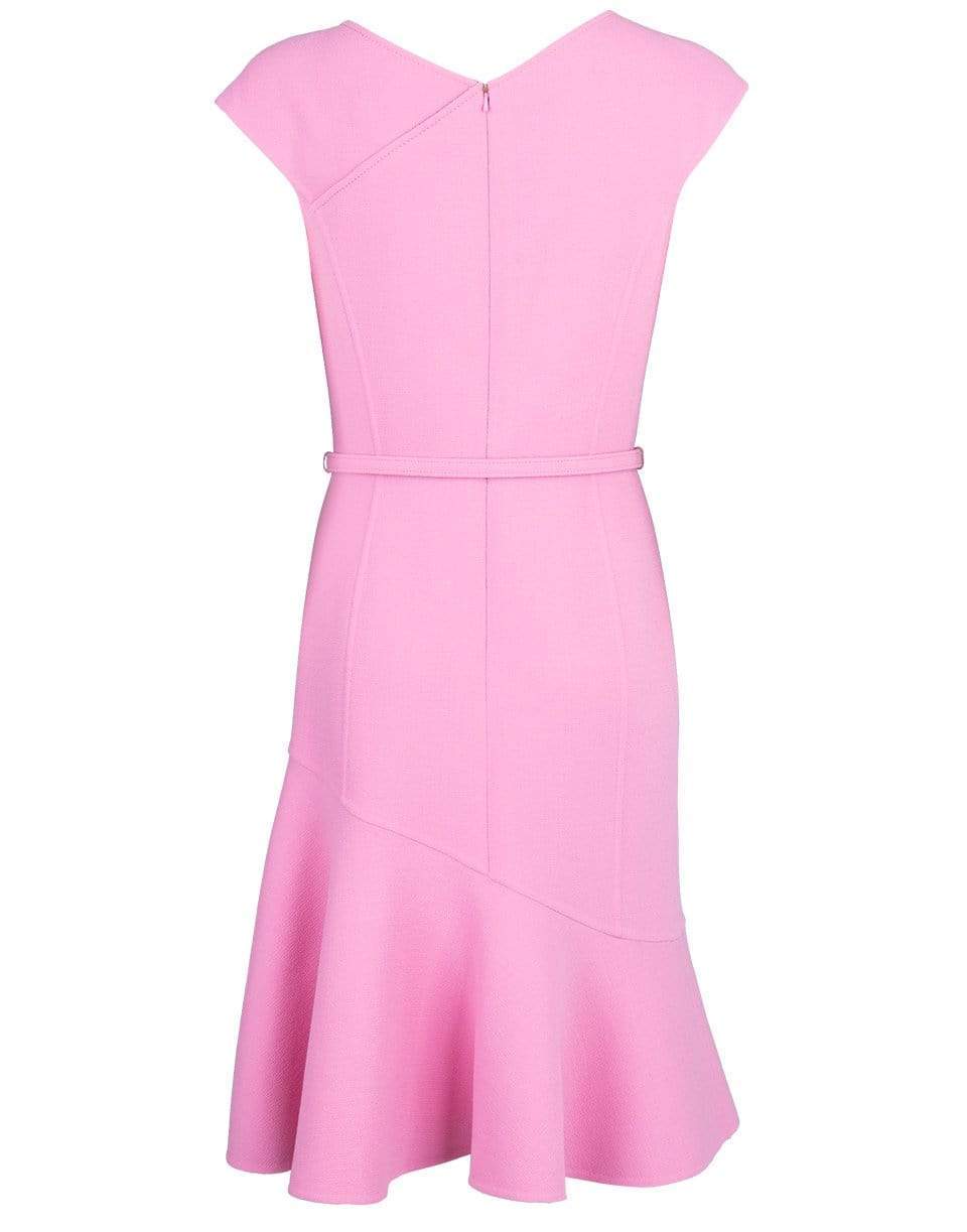 OSCAR DE LA RENTA-Stretch Wool Crepe Dress-