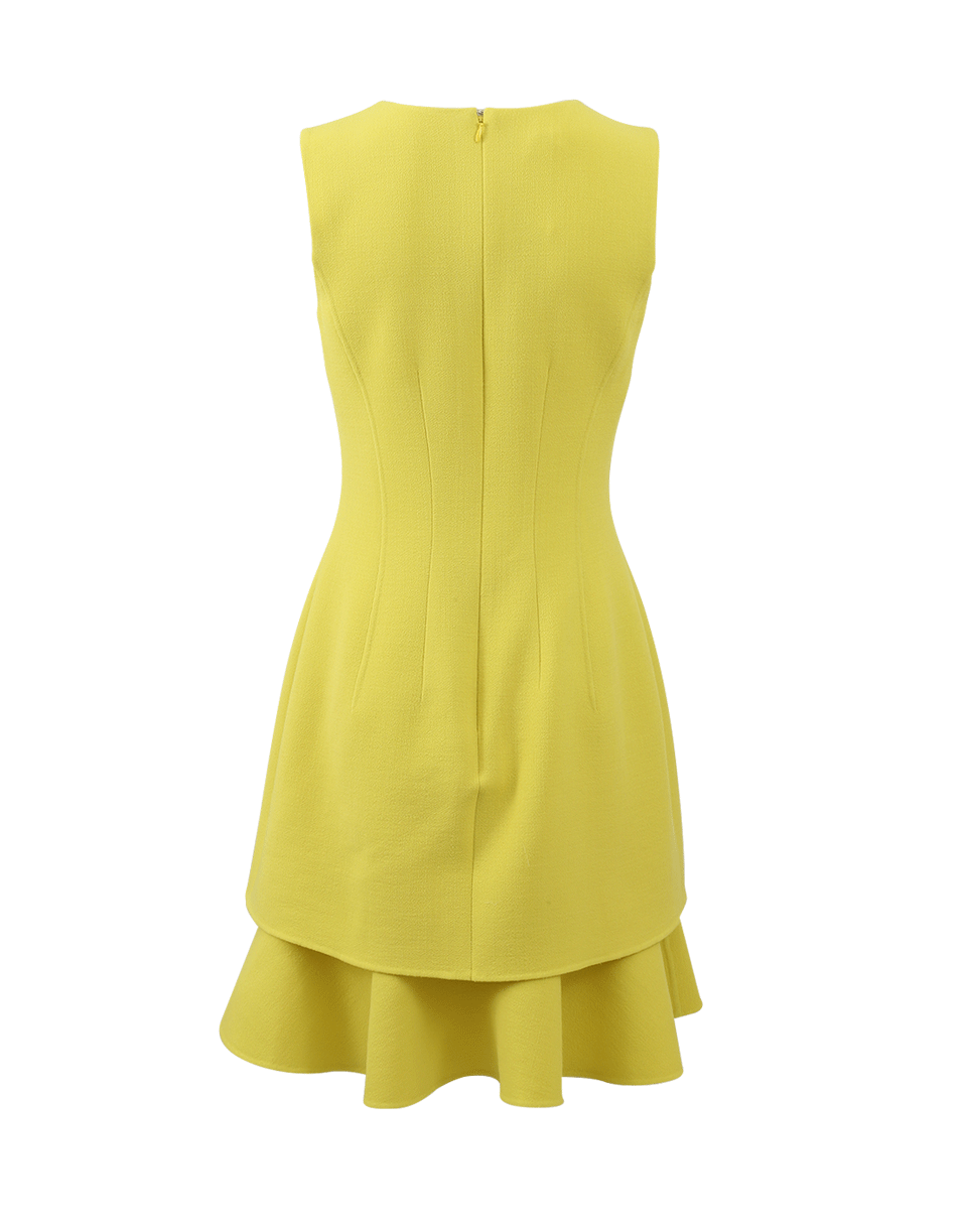 OSCAR DE LA RENTA-Flounce Bottom Dress-