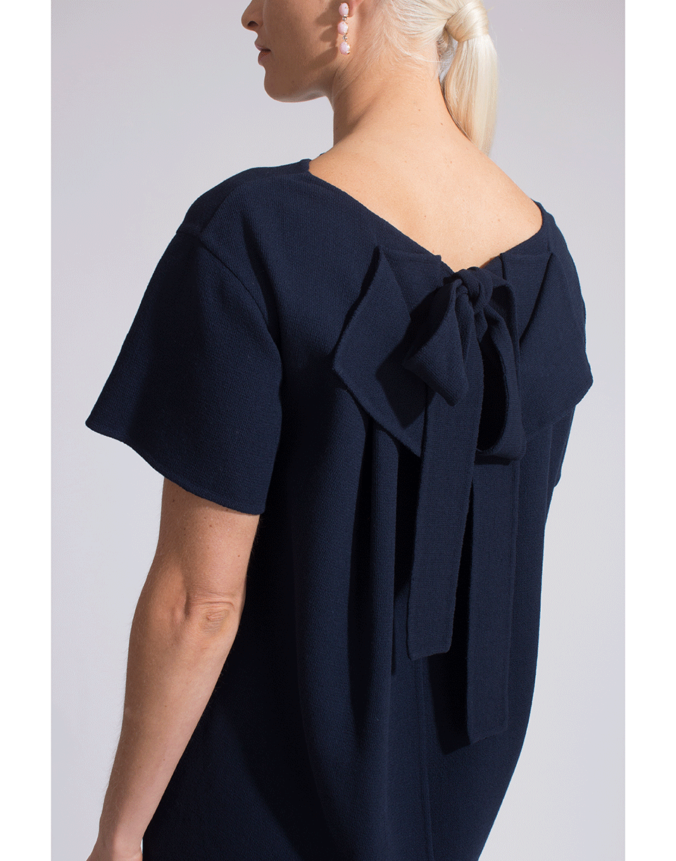 OSCAR DE LA RENTA-Tie Back Dress-