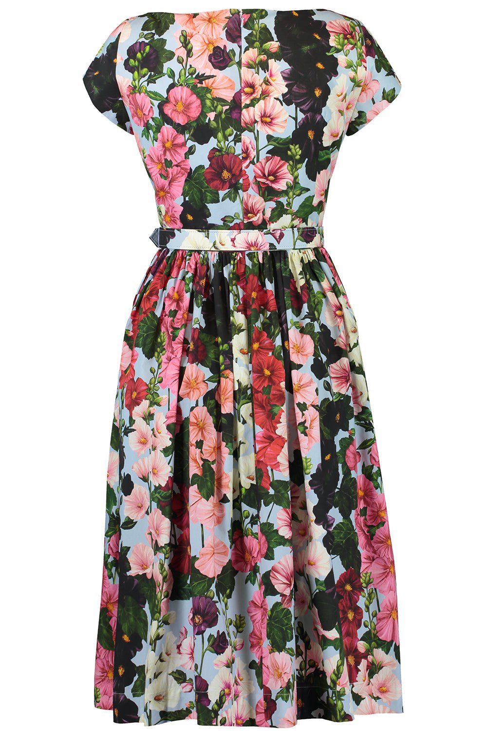 OSCAR DE LA RENTA-Scoopneck Midi Dress-
