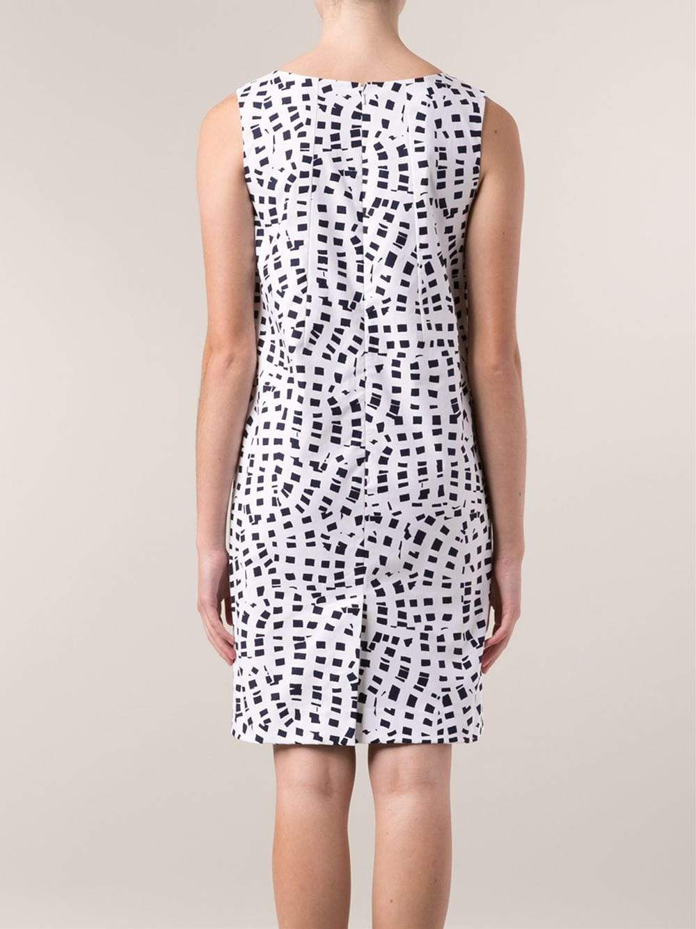 OSCAR DE LA RENTA-Print Shift Dress-