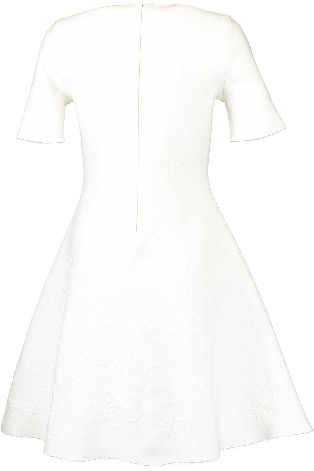 OSCAR DE LA RENTA-Orchid Fit And Flare Dress-