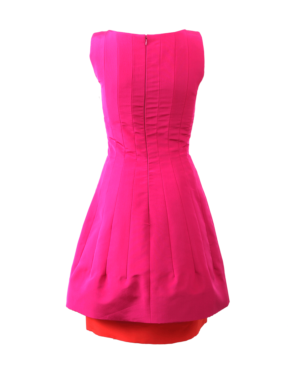 OSCAR DE LA RENTA-Bateau Neck Stitch Dress-