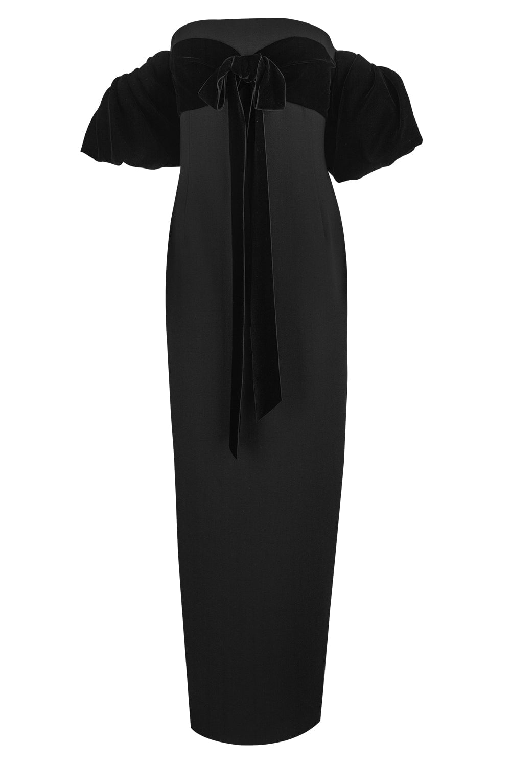 Puff Sleeve Column Gown | OSCAR DE LA RENTA Marissa Collections Puff Sleeve Column Gown | OSCAR DE LA RENTA Marissa Collections
