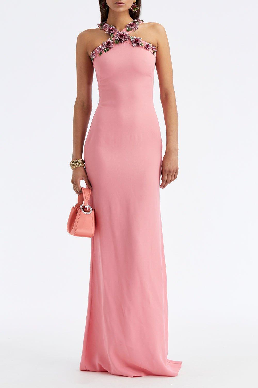 Halter Neck Dahlia Gown