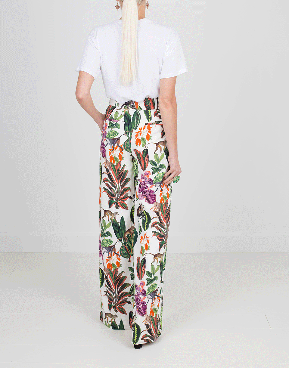 OSCAR DE LA RENTA-Jungle Print Pant-