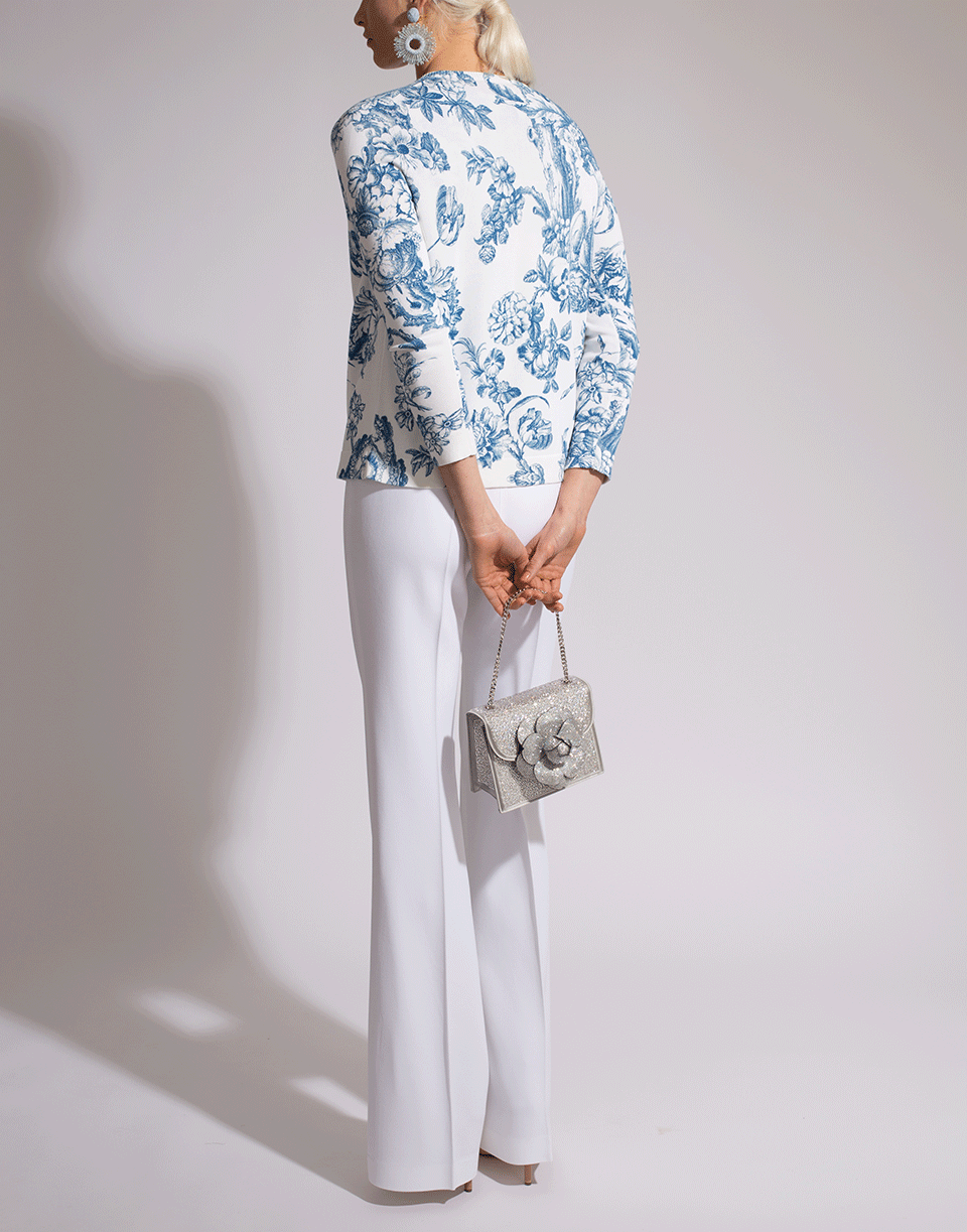 OSCAR DE LA RENTA-Printed Cardigan-