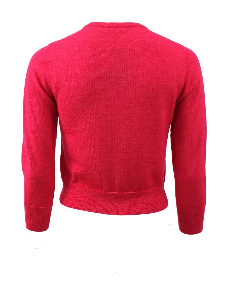 OSCAR DE LA RENTA-Three-Quarter Sleeve Cardigan-