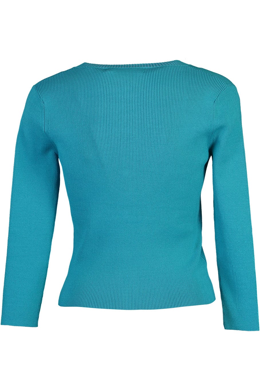 OSCAR DE LA RENTA-Silk Rib Cardigan-