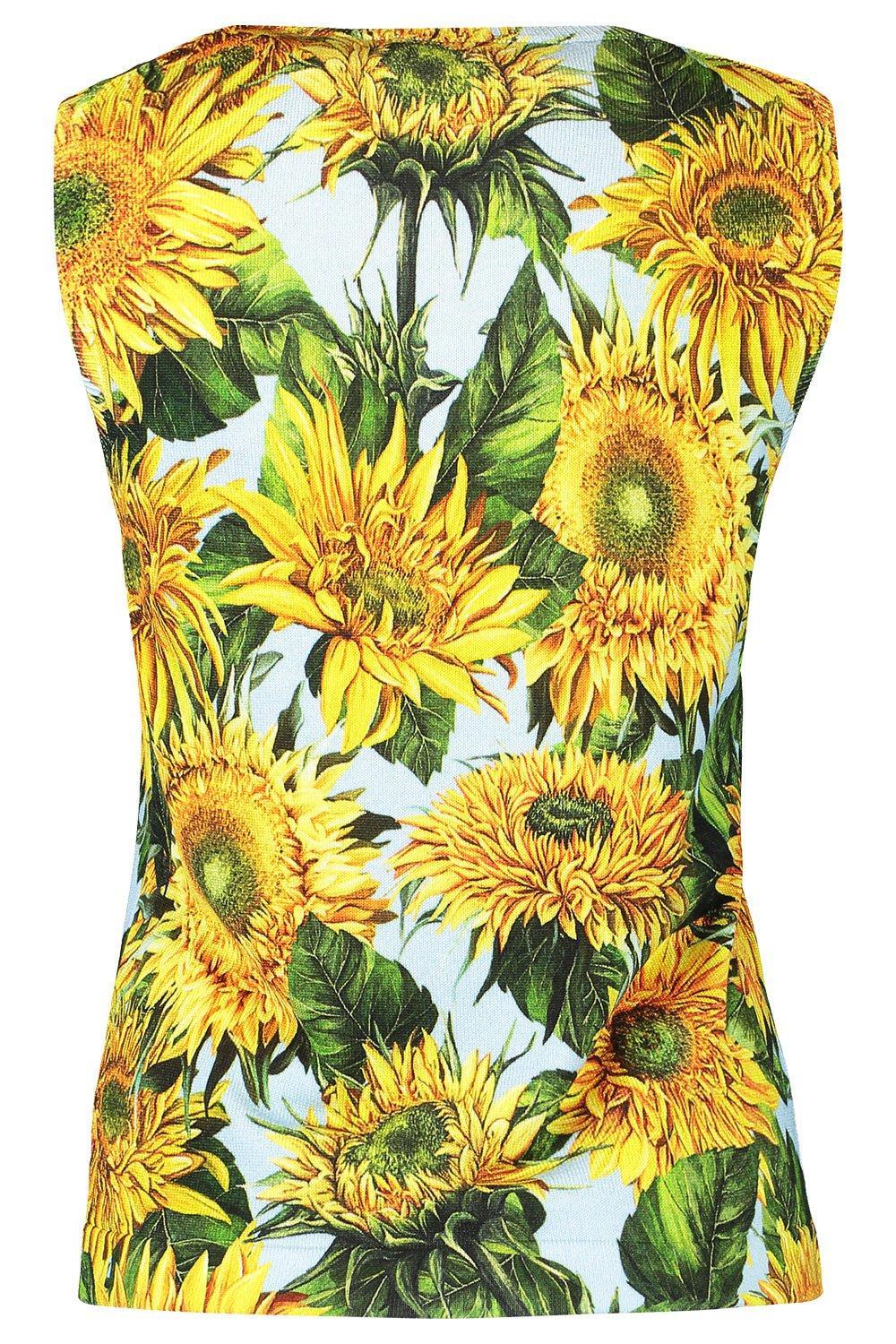 OSCAR DE LA RENTA-Sunflower Tank Top-