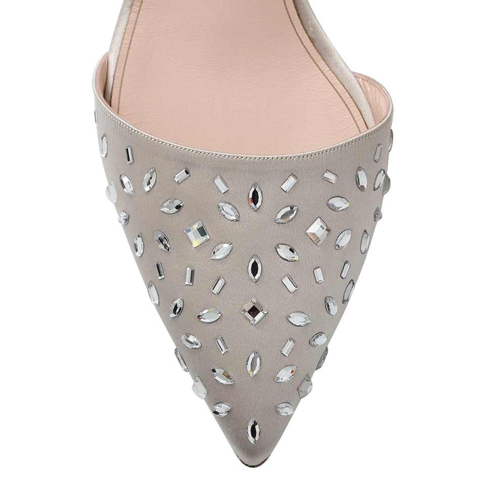 OSCAR DE LA RENTA-Jeweled Sami Slingback-