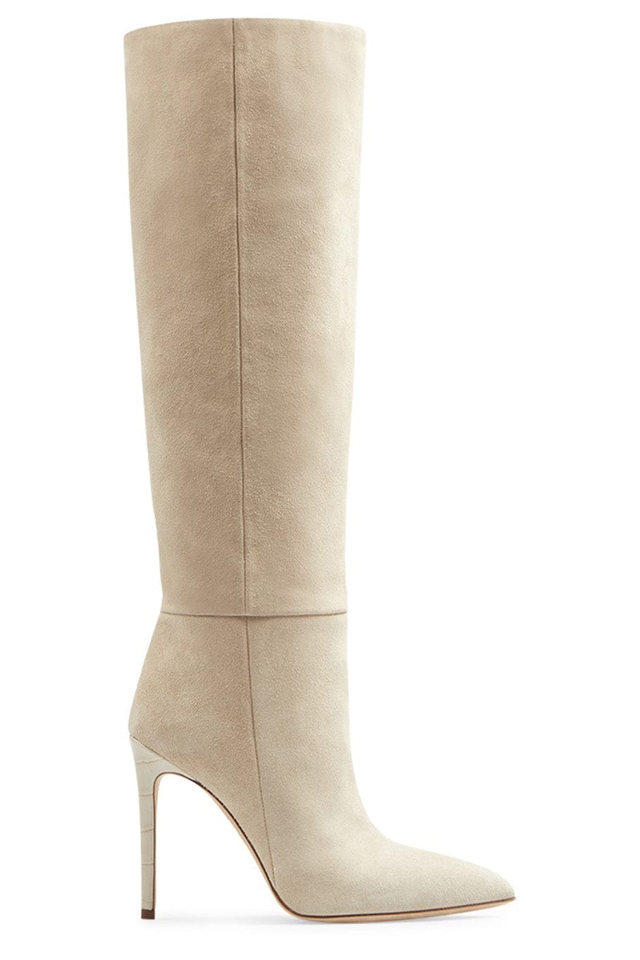 PARIS TEXAS-Stiletto Boot Heel - Angora-