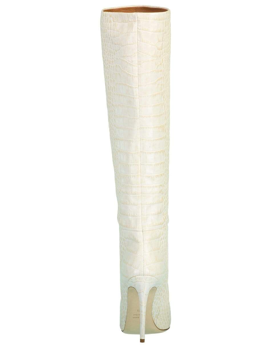 PARIS TEXAS-Moc Croco Tall Stiletto Boots-