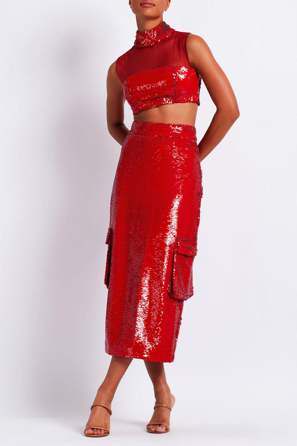 PATBO-Mock Neck Top-