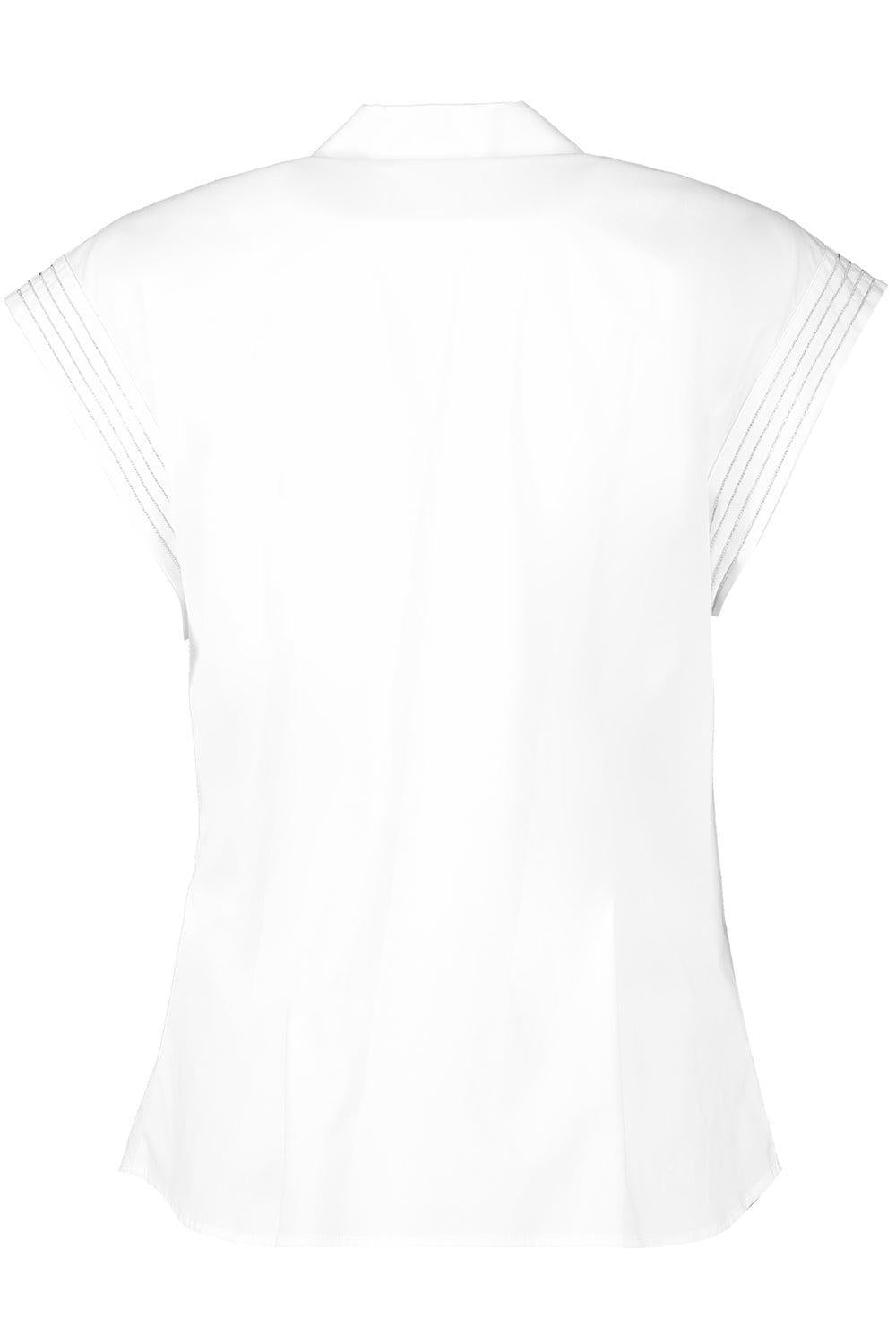 Button Front Shirt-LT WHT-38-CLOTHINGTOPBLOUSE-PESERICO