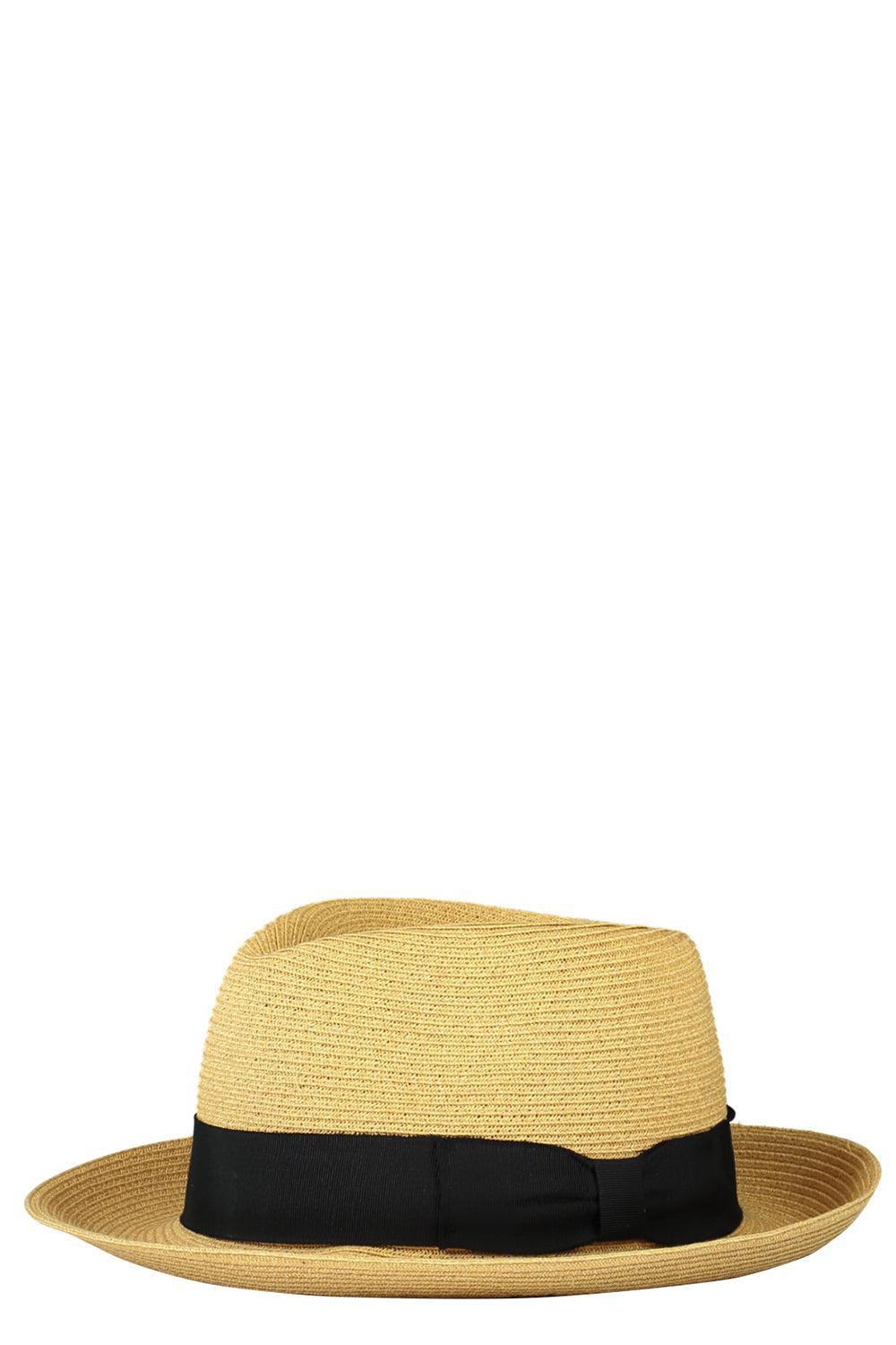 Packable Sankaty Fedora-NATURAL-58 CM-ACCESSORIEHEADWEAR-PETER BEATON